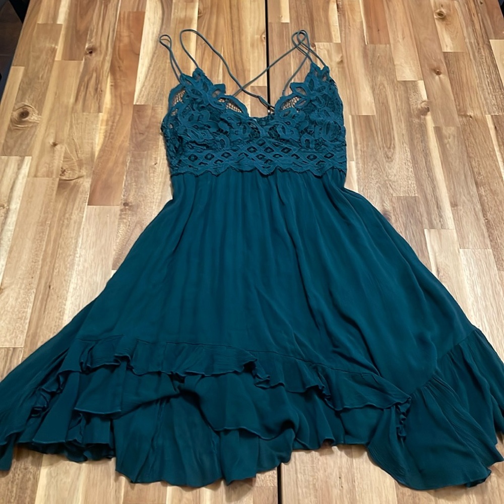 FREE PEOPLE ADELLA IN HUNTER GREEN